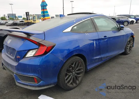 2020 Honda Civic Si Coupe z USA, uszkodzony, nr VIN 2HGFC3A5XLH751069